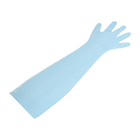 การรับมืออาหาร FDA ถุงมือยาวไหล่ใช้ครั้งเดียวที่มียืดหยุ่น