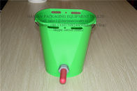 8 L Plastic Milking Machine Spares Feeding Buckets With Metal Handle For Calf
